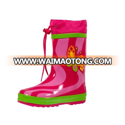 Adorable children fancy rubber boot