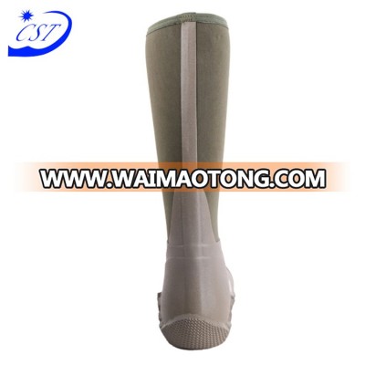 Latest Promotion Price waterproof camouflage rubber hunting boots with zippers