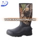 Prompt Delivery Safety Item waterproof camo rubber hunting boots for men