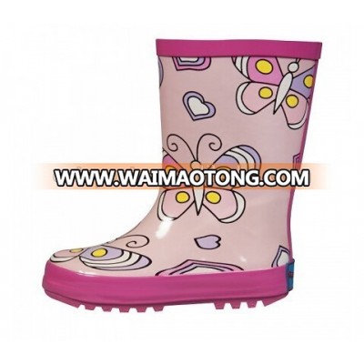 Bella Butterfly Kids Wellingtons - pink RBC009