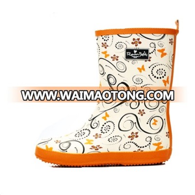 SS-042 Korea Women/Girls Fresh Rubber Wellington Rain Boots