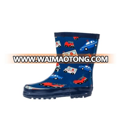 big size child rain half wellington boot