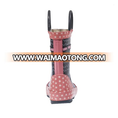 Elegant appearance rubber rain shoe children in china