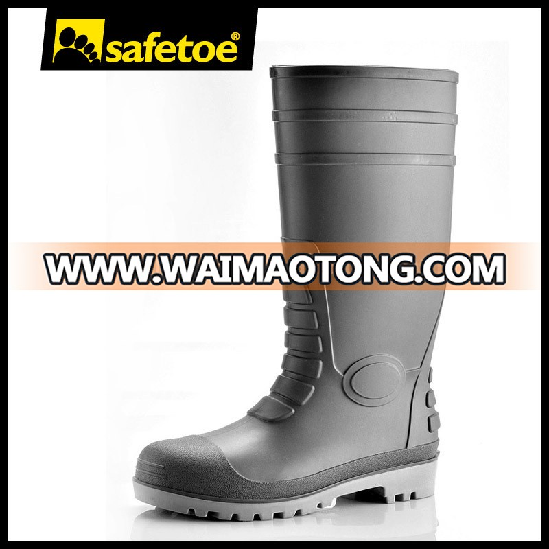 Steel toe S5 PVC safety rain boots